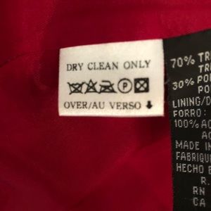 Liz Claiborne Size 12 Red Pant Suit